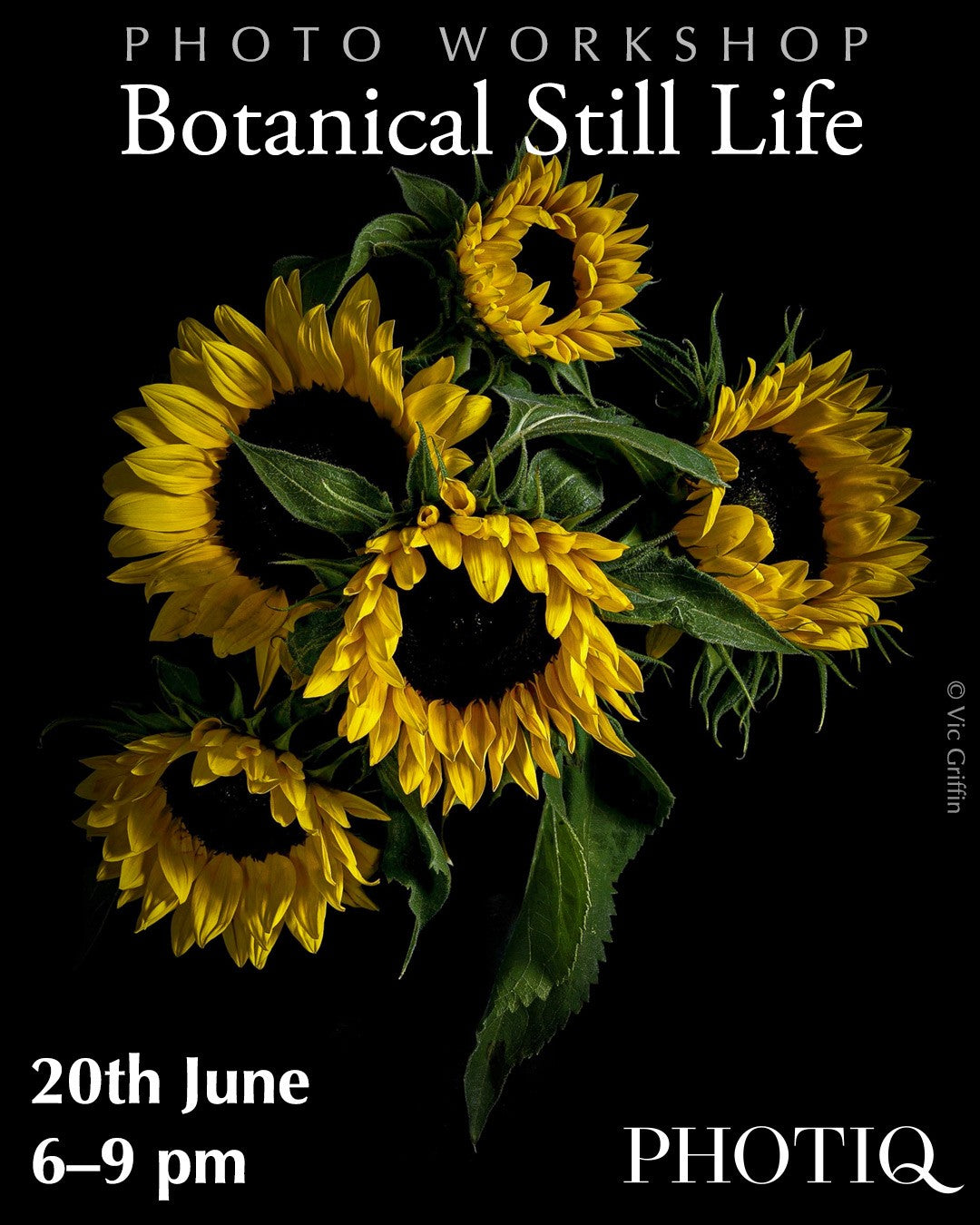 Photiq ,Photography Workshop: Botanical Still Life,Thursday 20th June 6pm-9pm