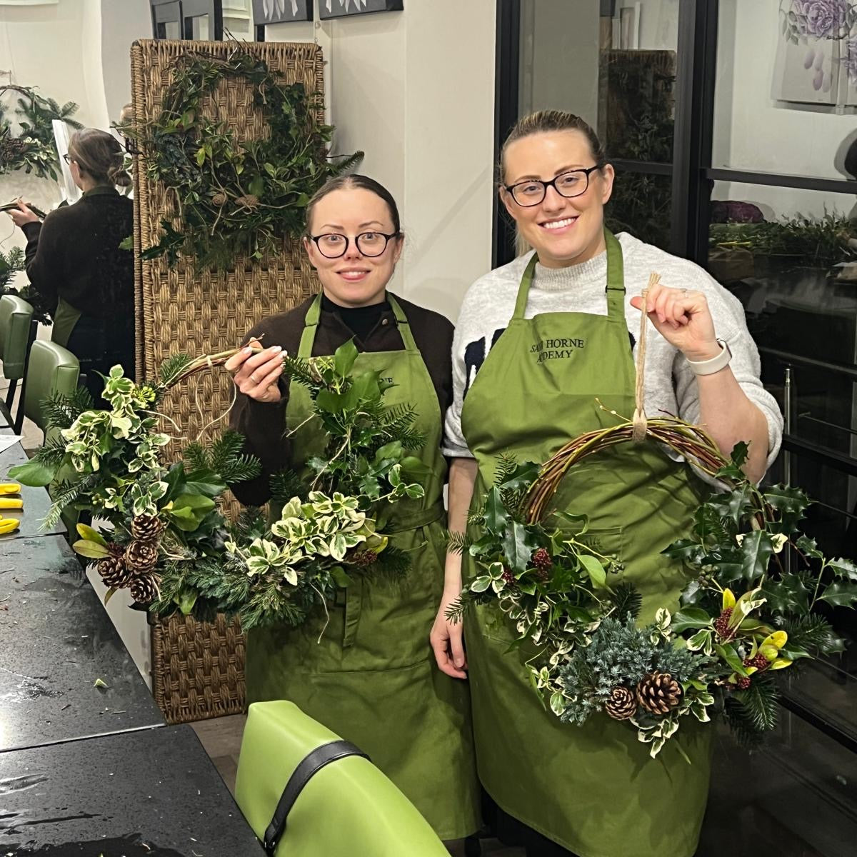 Eco Christmas Door Wreath  Monday 15th December 2pm-4.30pm  from £75