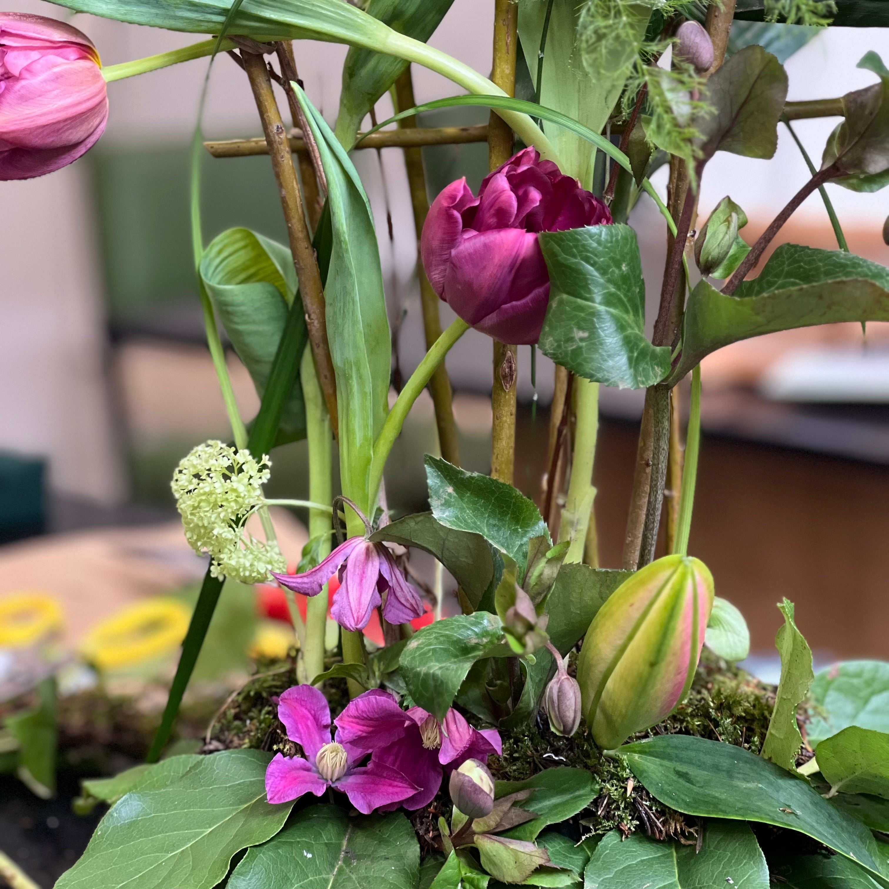 Monthly Seasonal Flower Arranging Thursday 17th April  £69  2.30pm-4.30 pm