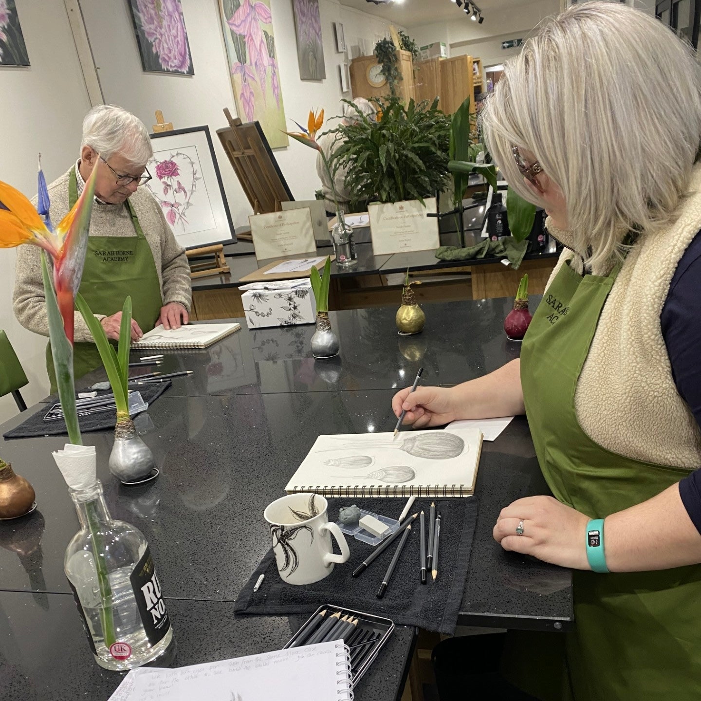 Floral Drawing Group starting  Monday 24th February,5 sessions