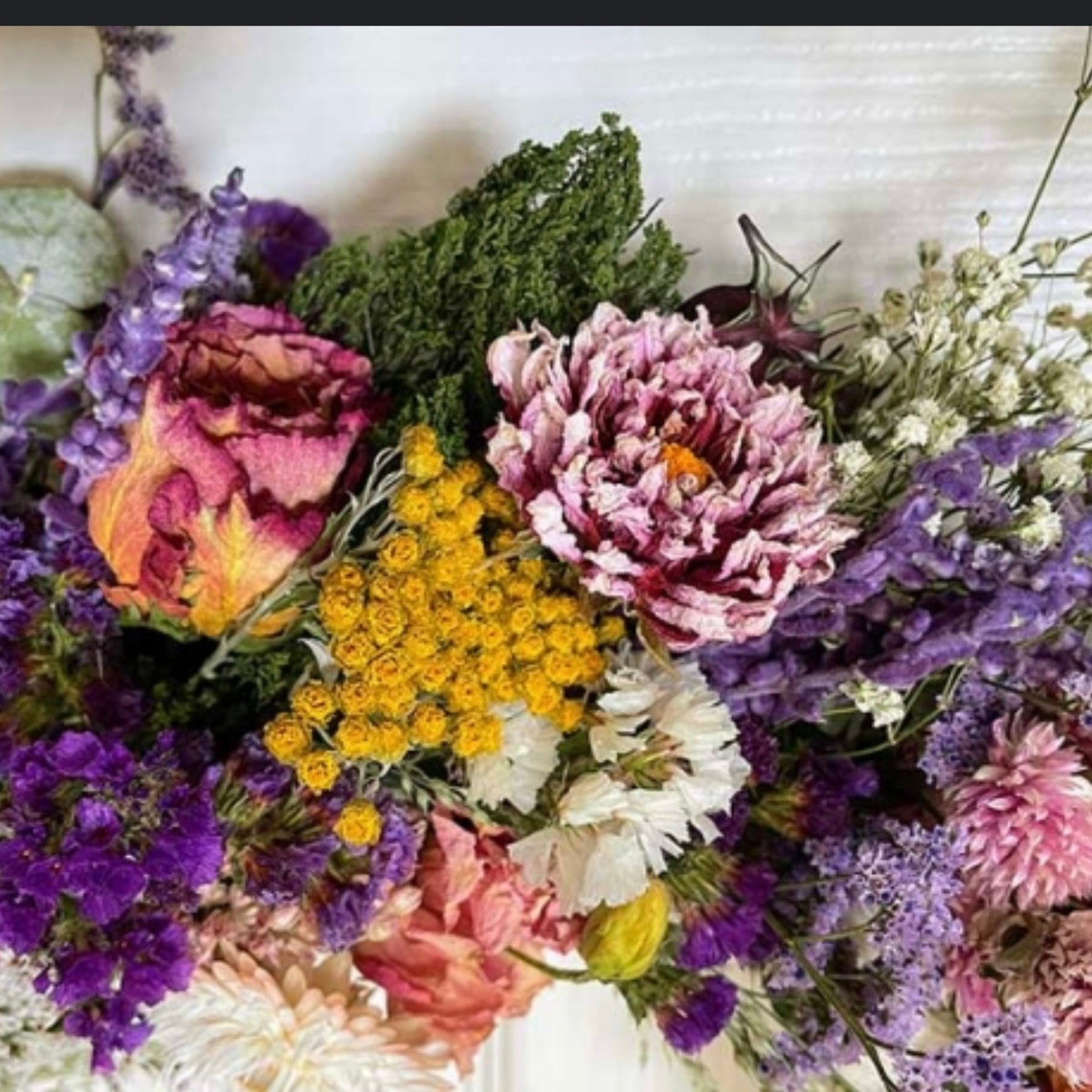 Dried Flower Christmas Door Wreath ,Thurs 27th November  3.30pm-7.00pm £150