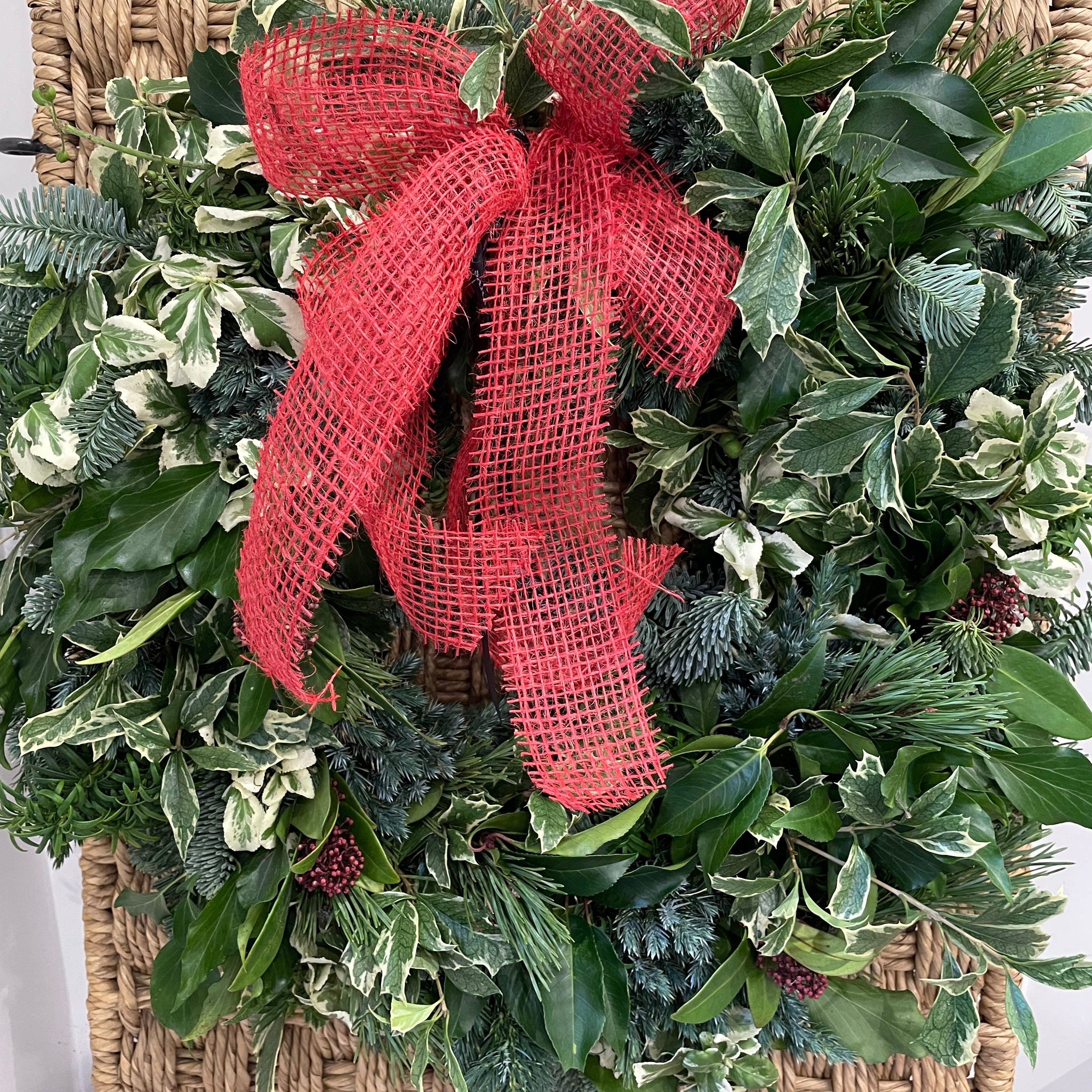 Classic Door Wreath  Friday12th December 2pm-4.30pm From £70