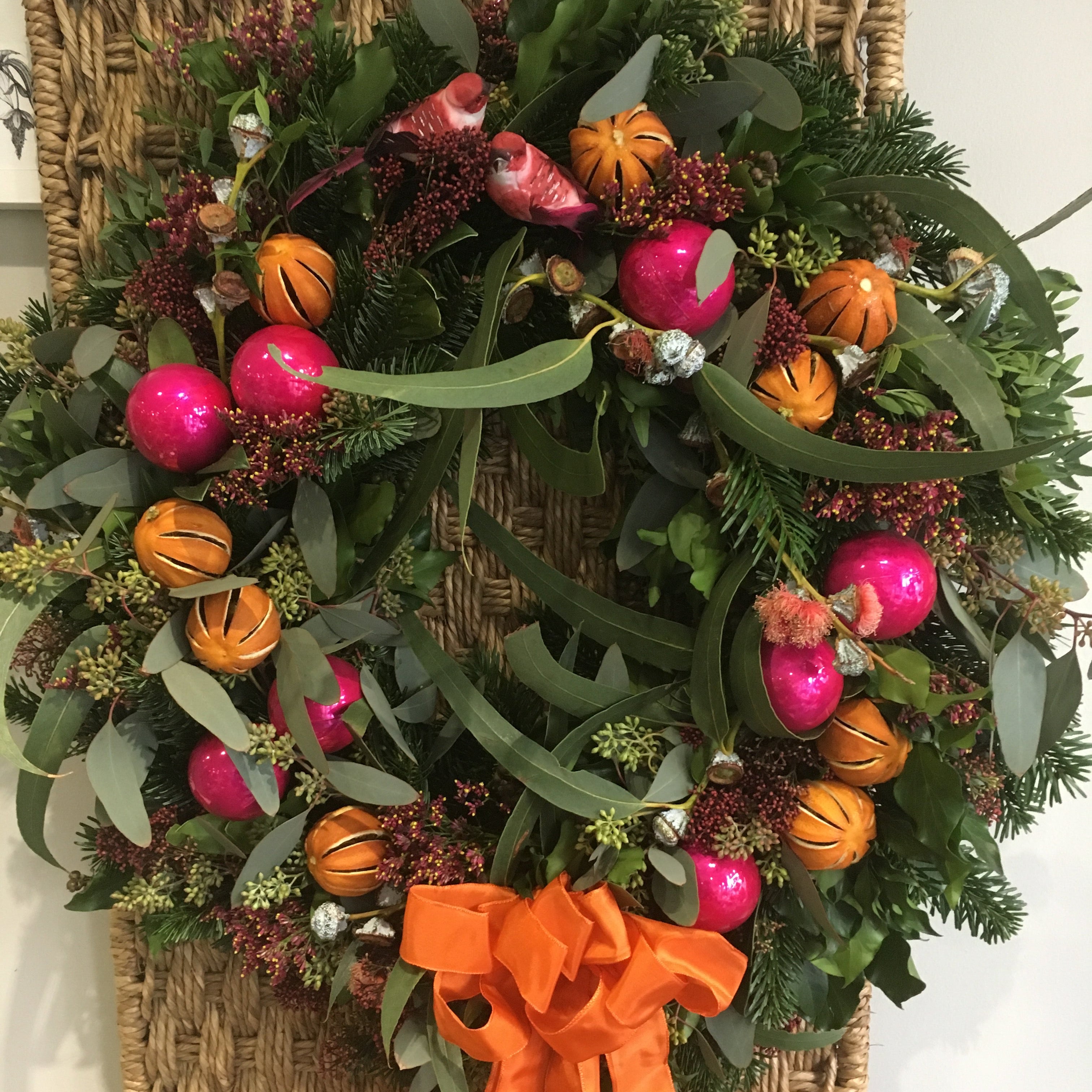 Decadent and Glamorous Door Wreath ,Friday 5th December 1.30pm-4.pm £150