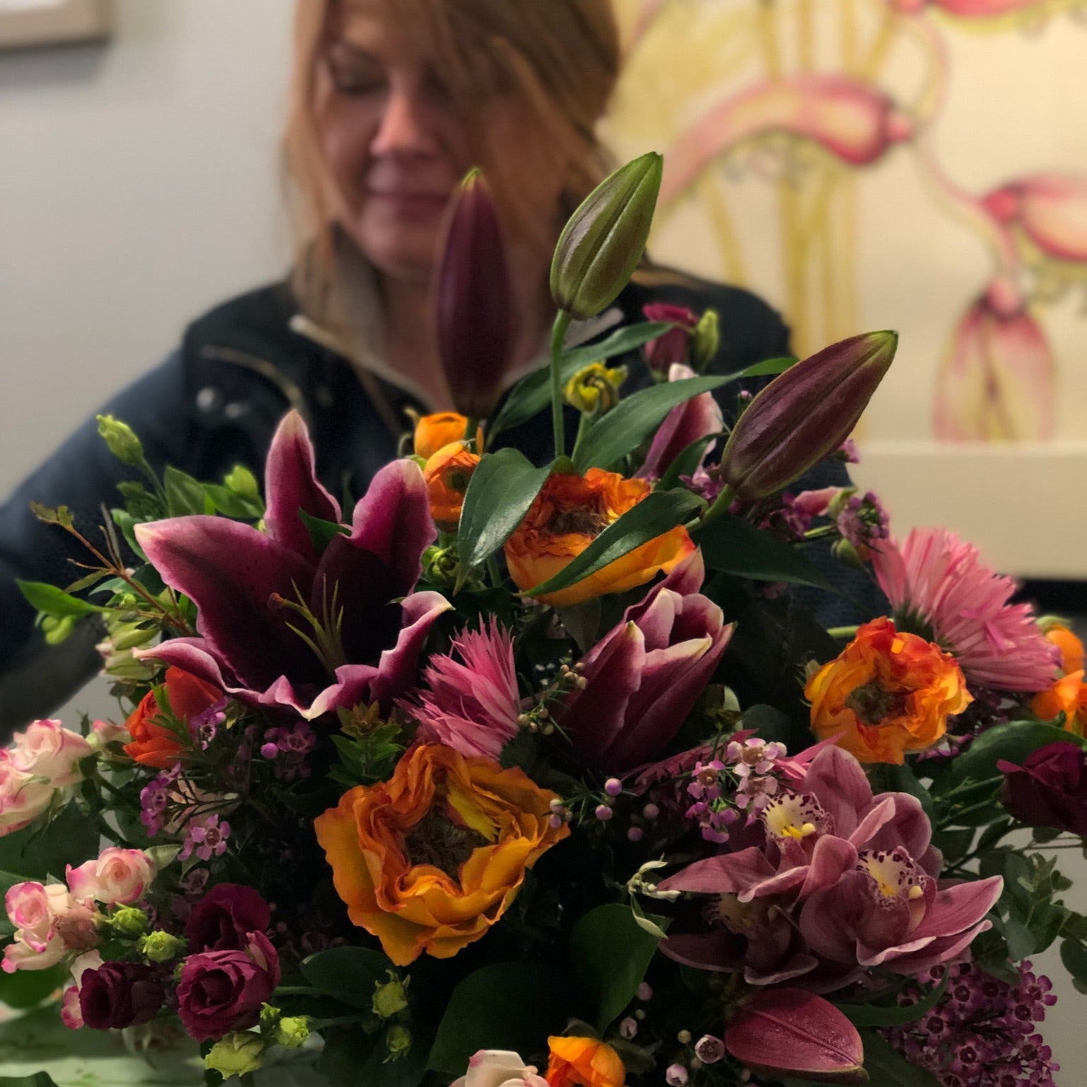 Create a Handtied bouquet with Angela.Thursday 12th June  10.am-12.noon