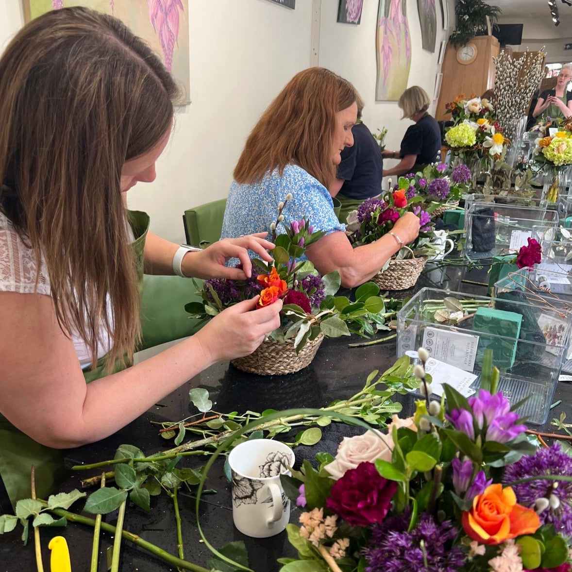‘You design’  Flower workshop Thursday 24th April 2pm-4.30pm