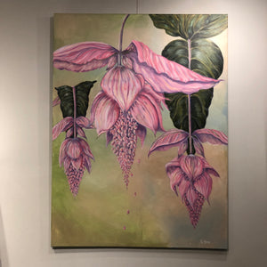 Giant Medinilla Magnifica Acrylic Painting - Sarah Horne Botanicals