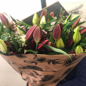 Relaxed Lily Bouquet - Sarah Horne Botanicals