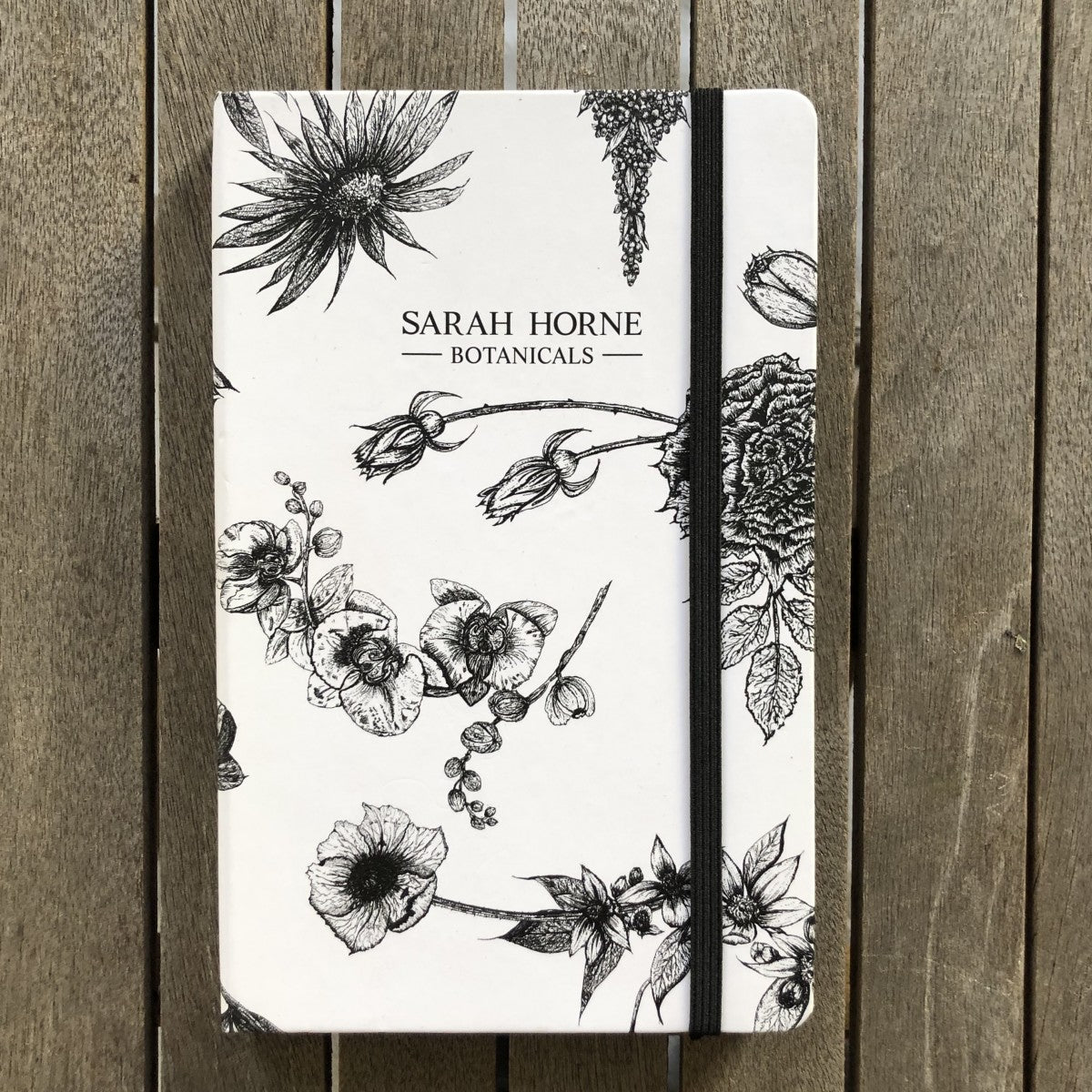 A5 Notebook with botanical drawings on cover