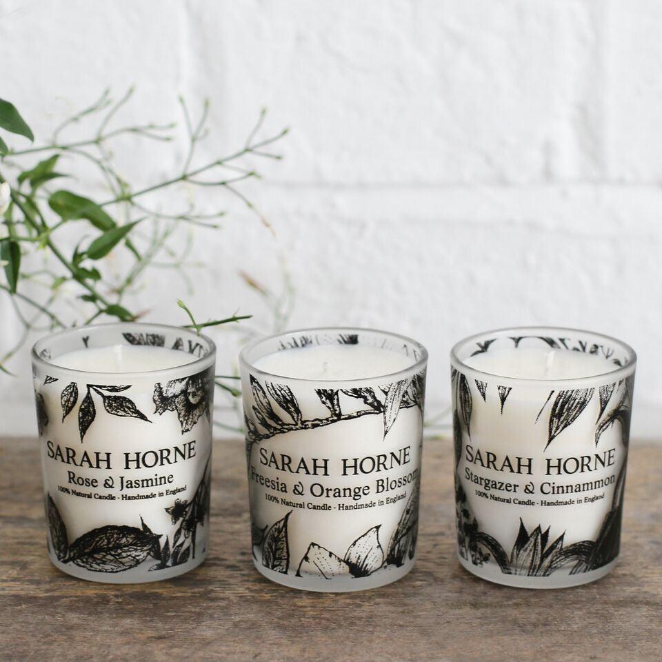 A selection of 9cl scented candles