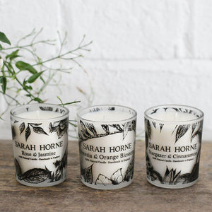 A selection of 9cl scented candles