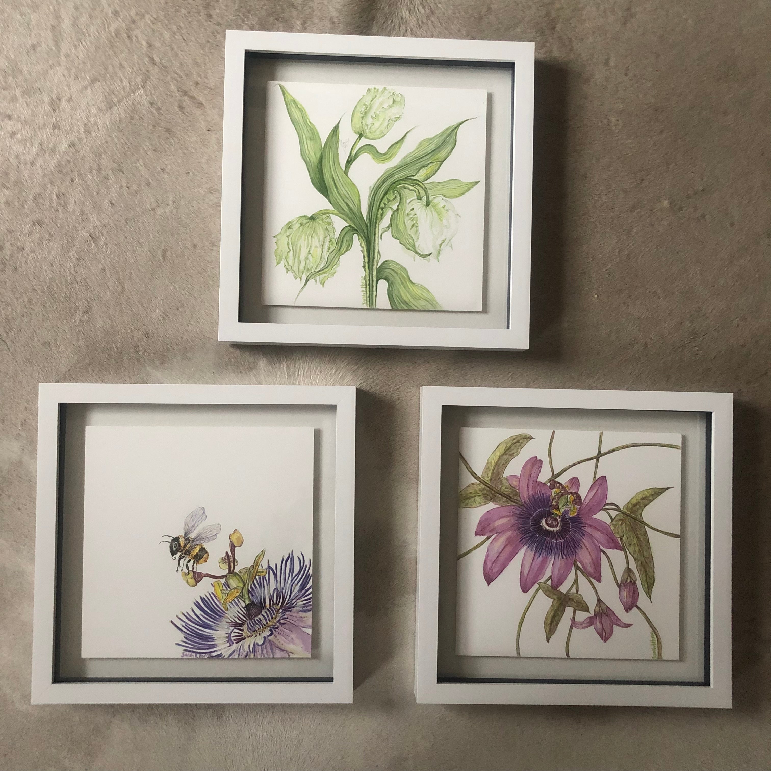 Passifloral Dalliance Watercolour SOLD