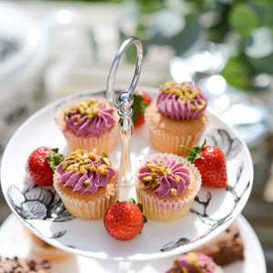 fine bone china three tier cake stand