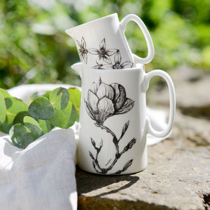 Fine Bone China Quarter-Pint Jug - Sarah Horne Botanicals