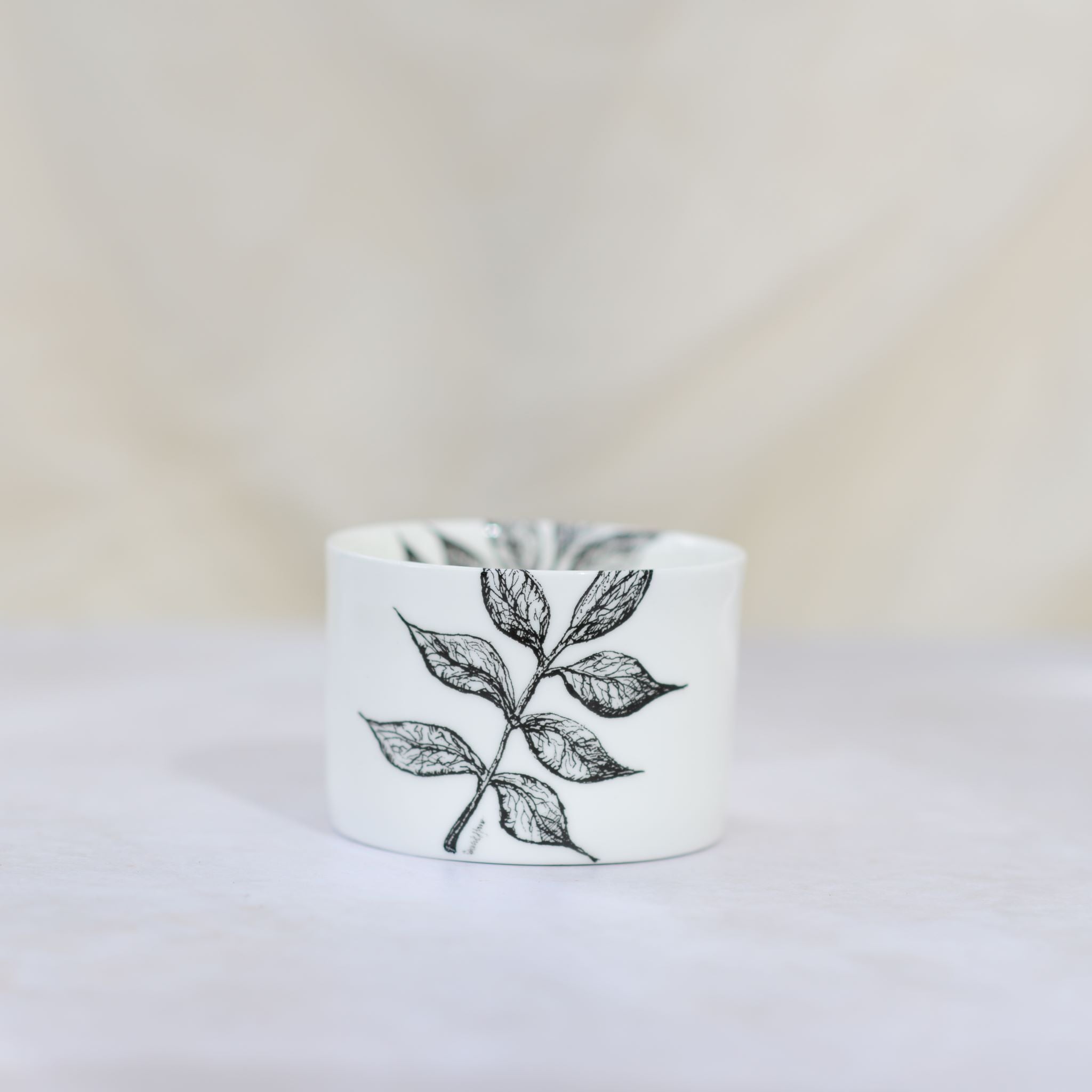 Fine Bone China Sugar Bowl - Sarah Horne Botanicals