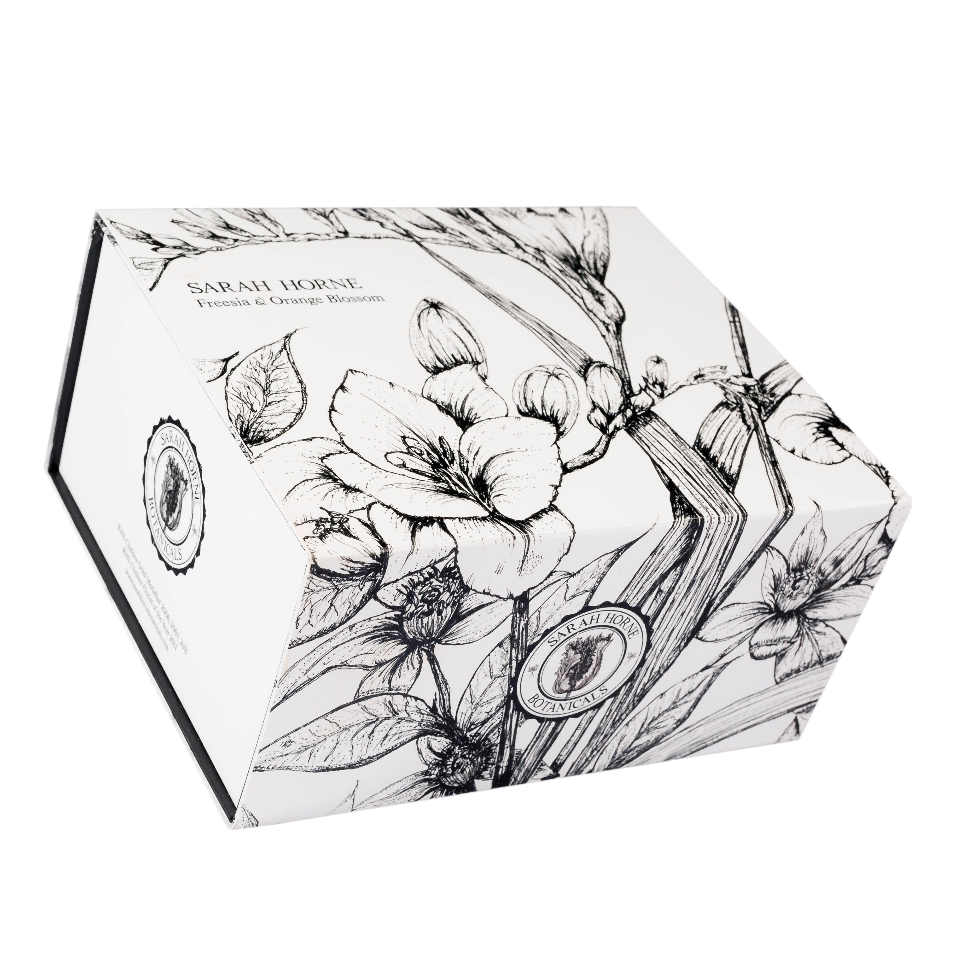Fine Bone China Cup Duo: Freesia & Orange Blossom