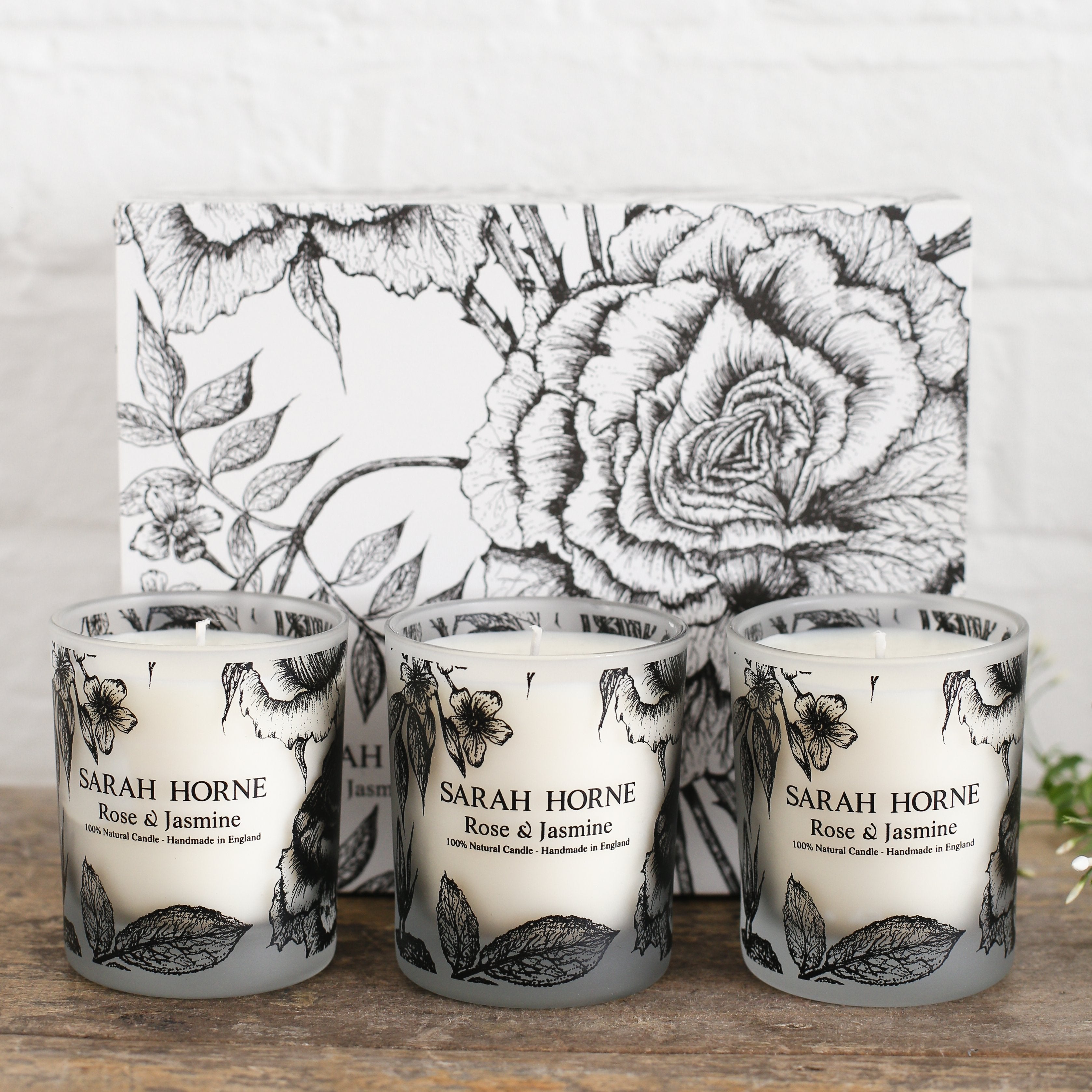 Botanical Candle Trio