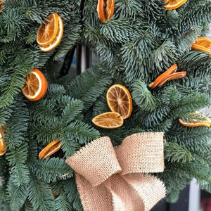 Festive Spruce Door Wreath - Sarah Horne Botanicals